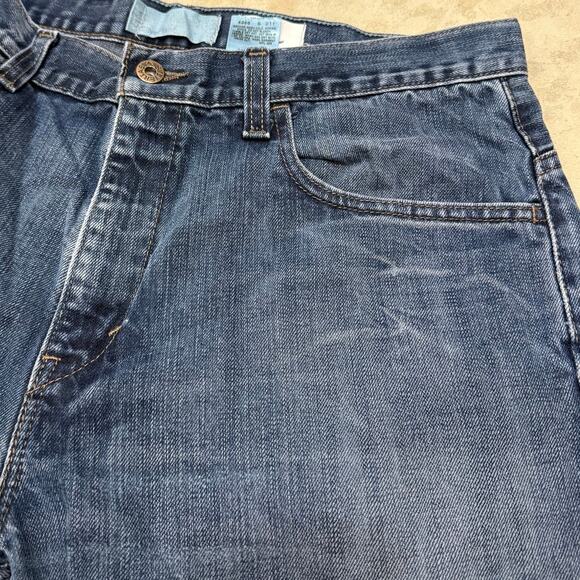 Y2K Levi's SilverTab 34X28 True Boot Jean Distressed Crop 90s Grunge Vintage Dad - Picture 2 of 11